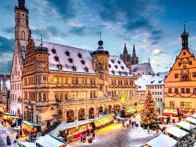 Advent v bavorském Rothenburgu